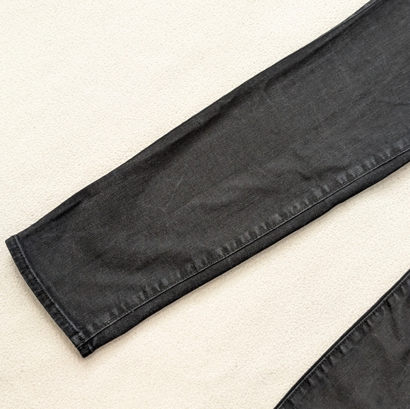 NYDJ Not Your Daughters Jeans Ami Skinny Size 8 Faded Black Stretch Denim USA - Picture 3 of 16